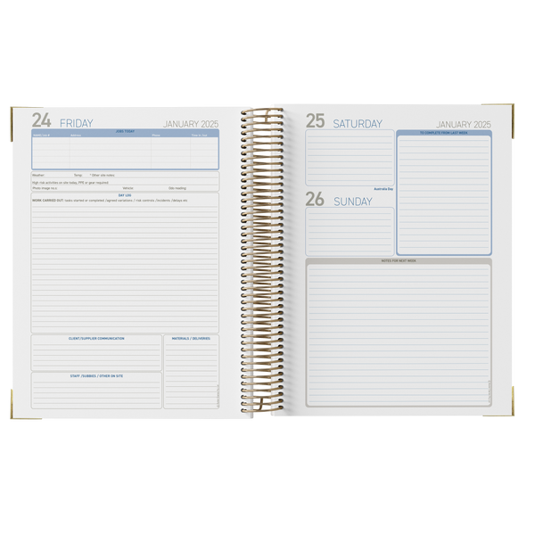 2026 The Ultimate Diary for Tradies