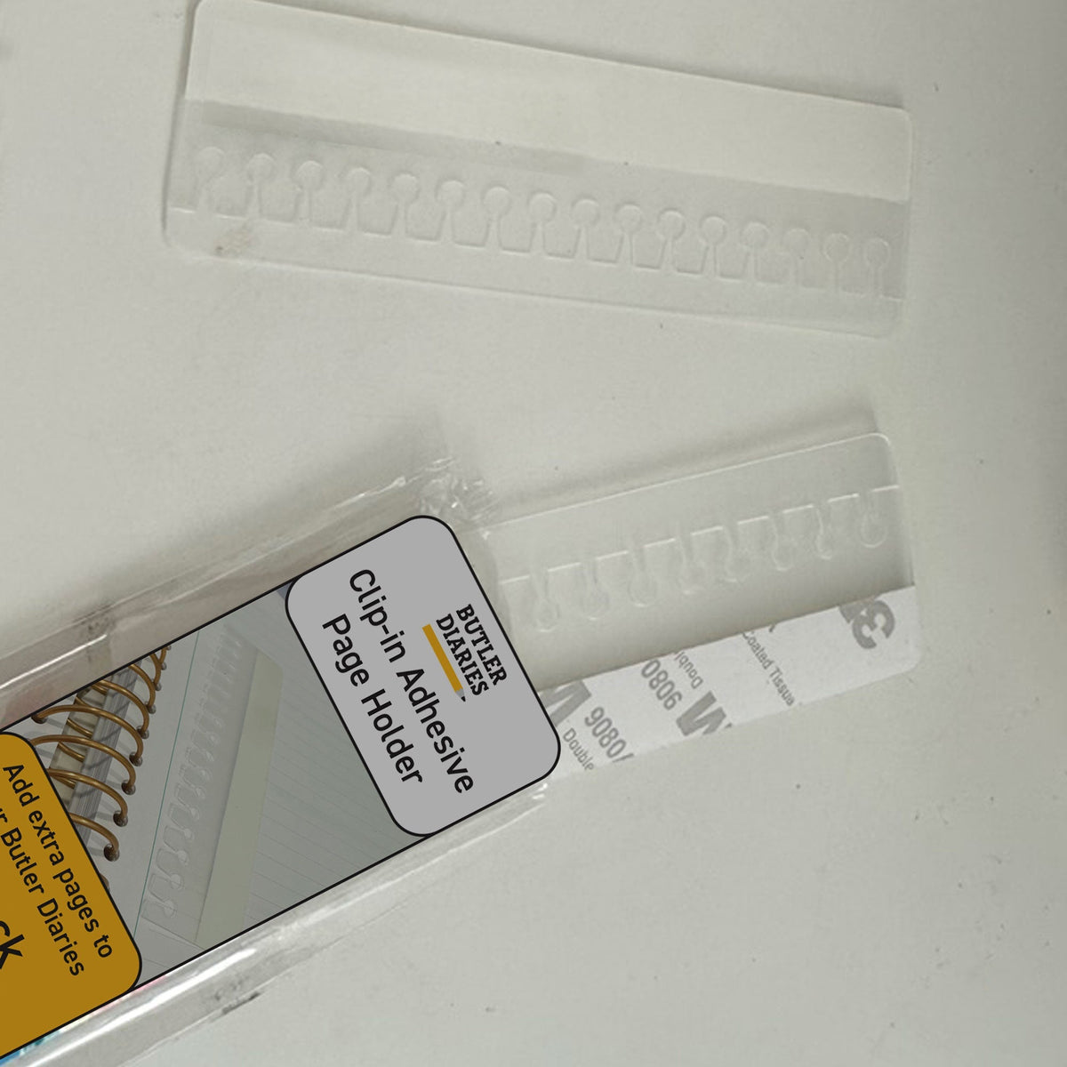 Page Holder - 6 Pack Adhesive Clip-in